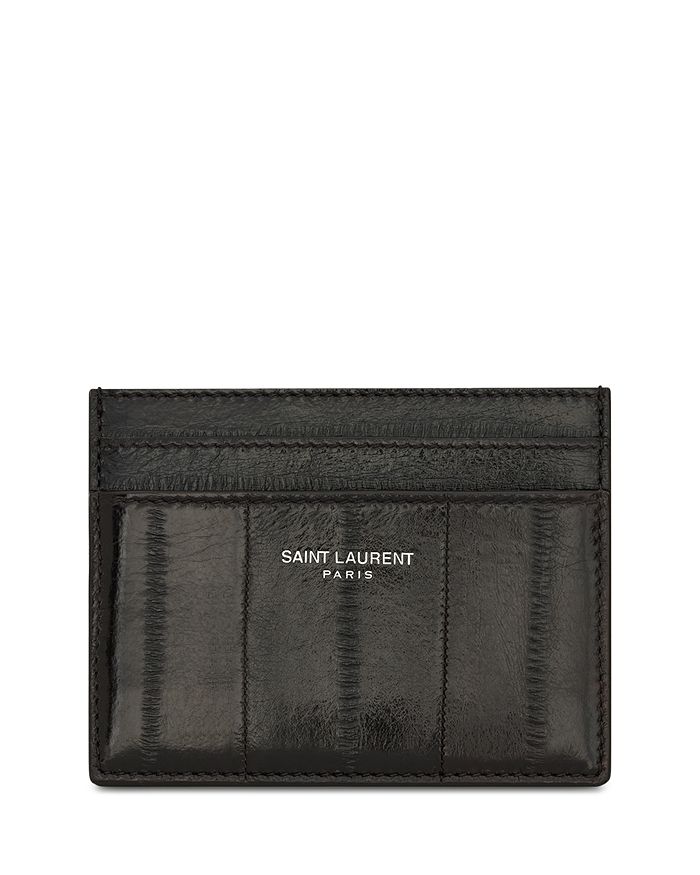

Кошелёк для карт Eel SAINT LAURENT, коричневый