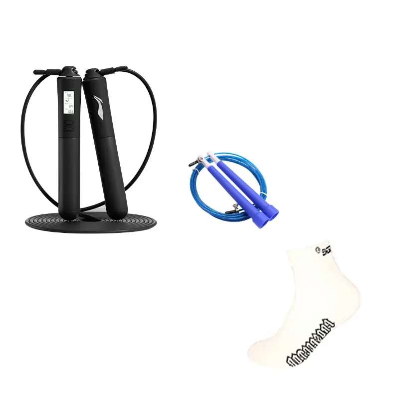 

Контроллер для скакалок abs веревка pvc стальной трос для взрослых 2,8 м LINING, черный