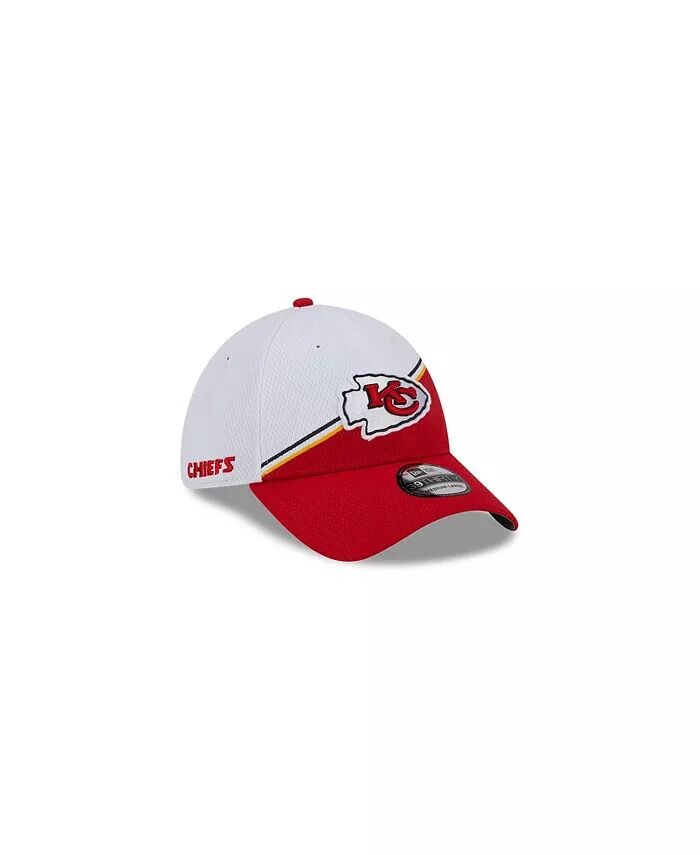 

Мужская бело-красная кепка Kansas City Chiefs 2023 Sideline 39THIRTY Flex New Era