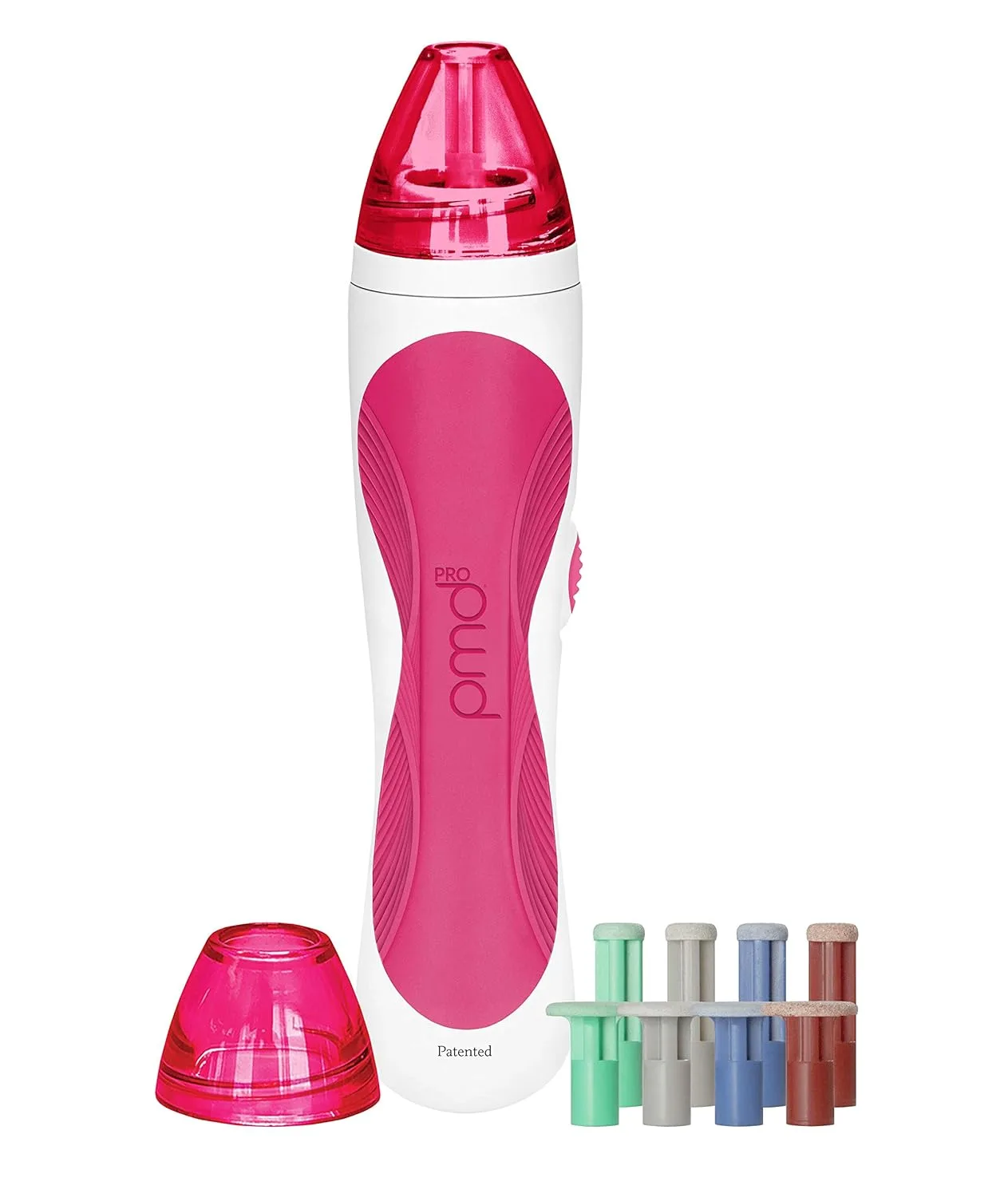 PMD Beauty Personal Microderm Pro - Инструмент для микродермабразии для домашнего использования, отшелушивающий скраб для лица и тела. 1 штука (1 шт.), Pink