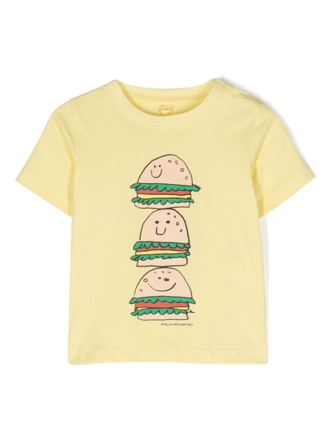 

Stella McCartney Kids футболка Veggie Burger Stack, желтый