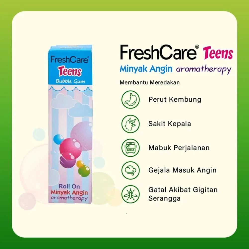 Освежающее масло-роллер Fresh Care Teens Bubble Gum 10 мл — фото 4