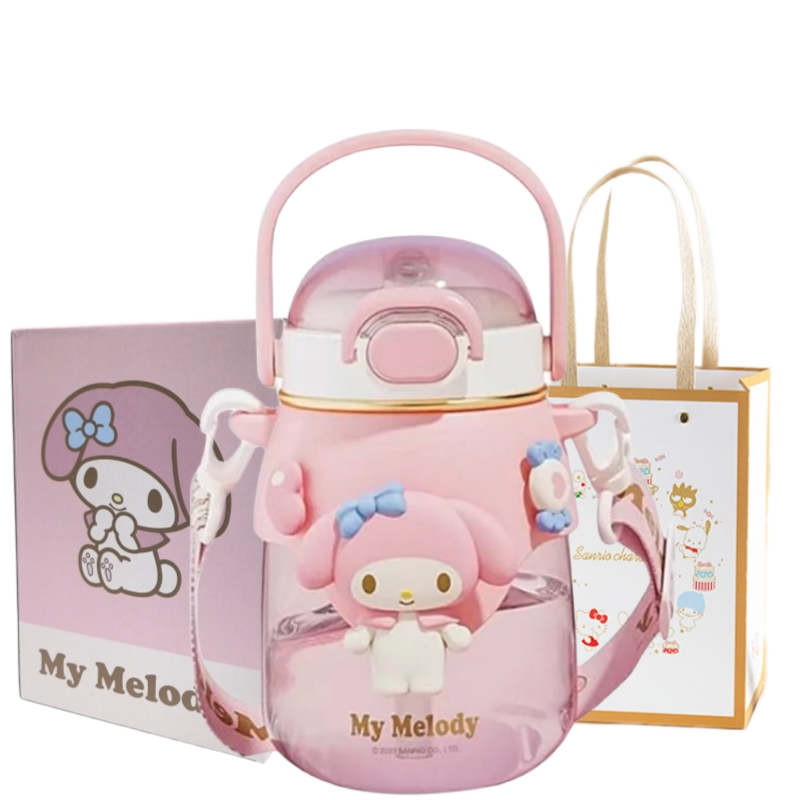Пластиковые стаканы для воды Sanrio, Pacha Dog Small Belly Space Cup + Gift Bag — фото 3