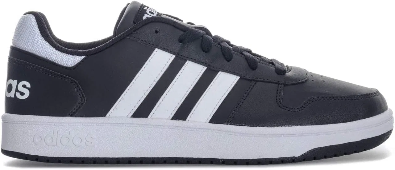 Мужские спортивные кроссовки Adidas Hoops 2.0, Black Negbas Ftwbla Ftwbla 000 — фото 2