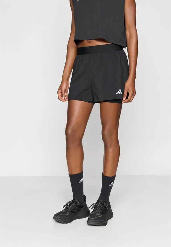 Беговые шорты 2 в 1 Adidas Performance, Black