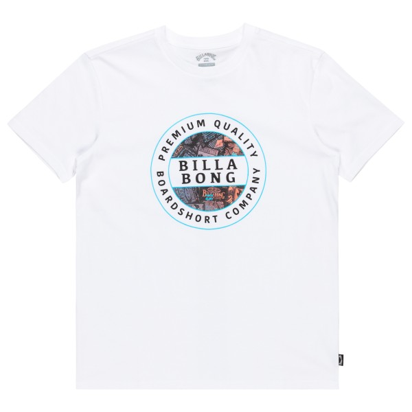 

Детская футболка с роторным наполнителем из м/с Billabong, белый
