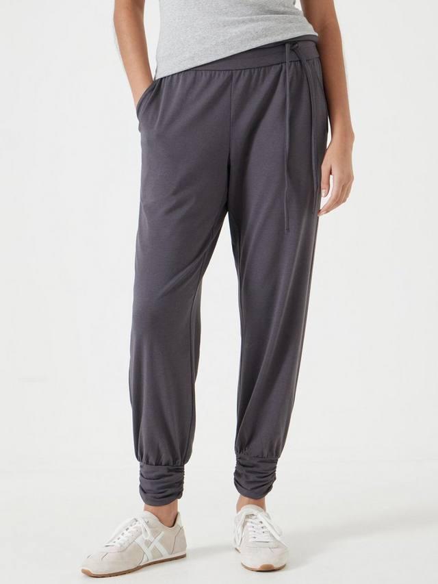 

Брюки Harem Alexa из хлопкового микса HUSH, Charcoal Grey