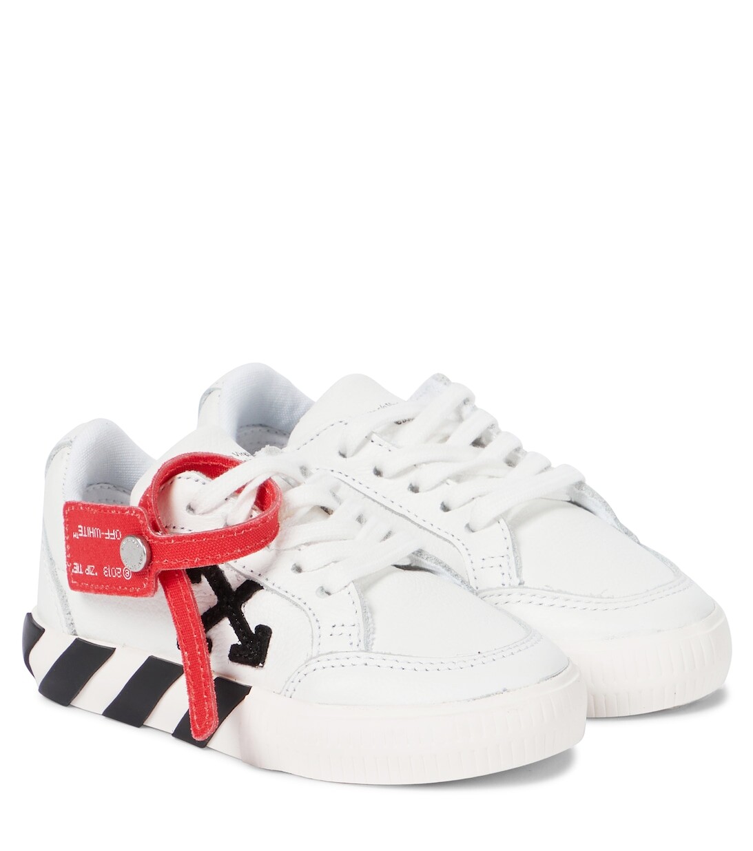 

Низкие кроссовки из вулканизированной кожи Off-White, белый