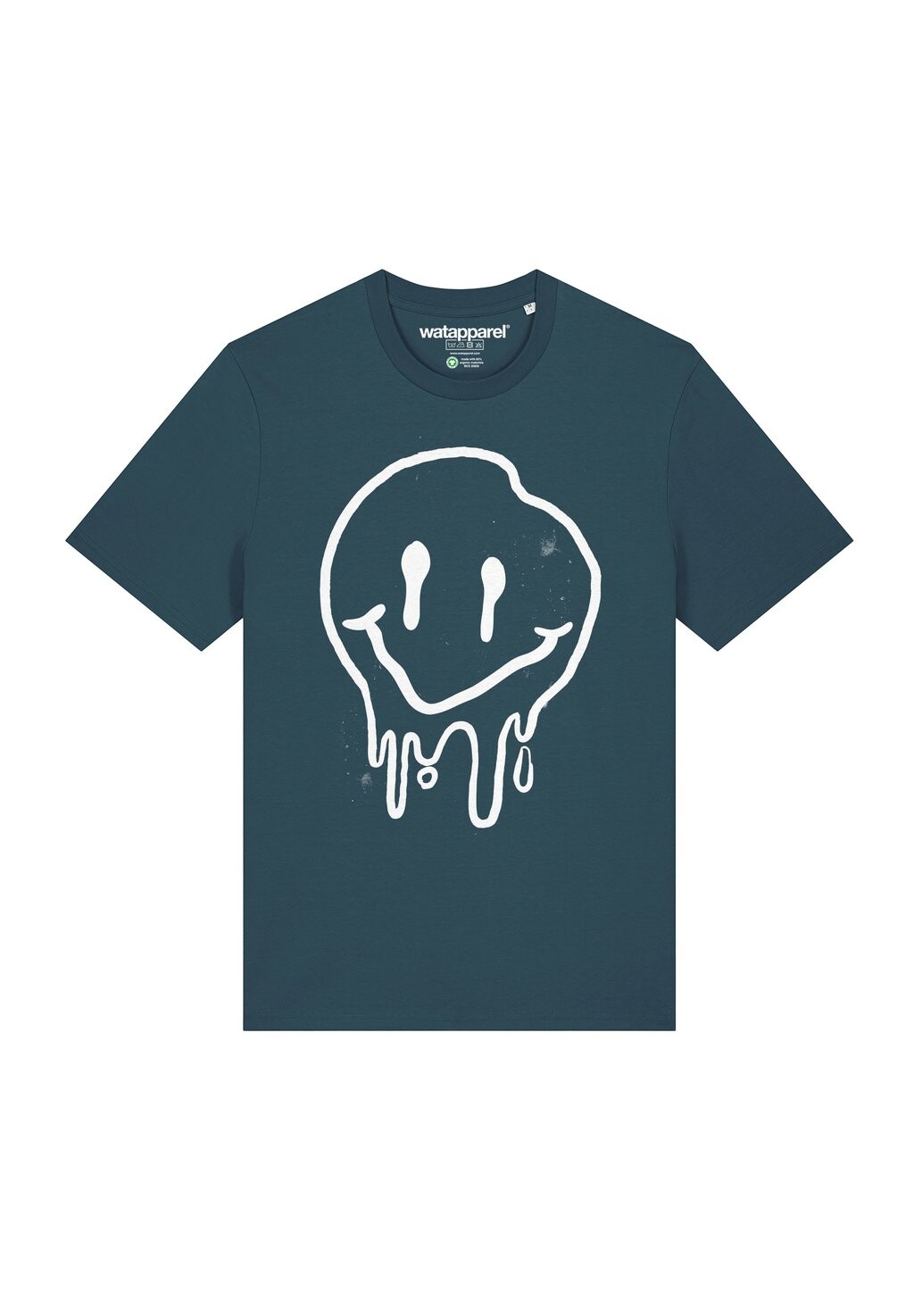 

Футболка с принтом SMILEY watapparel, бирюзовый