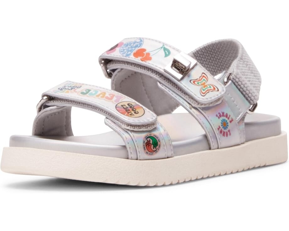 

Сандалии Steve Madden Kids Mona, цвет Silver Multi