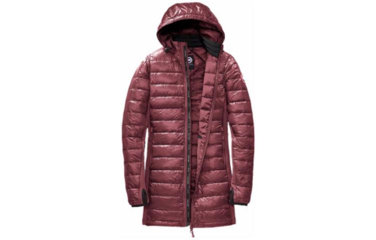 

Canada Goose Женский пуховик серии HyBridge бордового цвета, Красный, Canada Goose Женский пуховик серии HyBridge бордового цвета