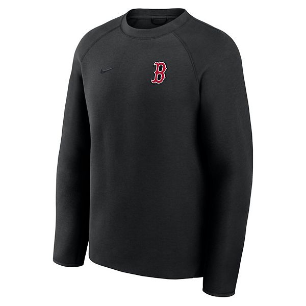 Мужской черный свитшот raglan tech fleece boston red sox Nike — фото 3
