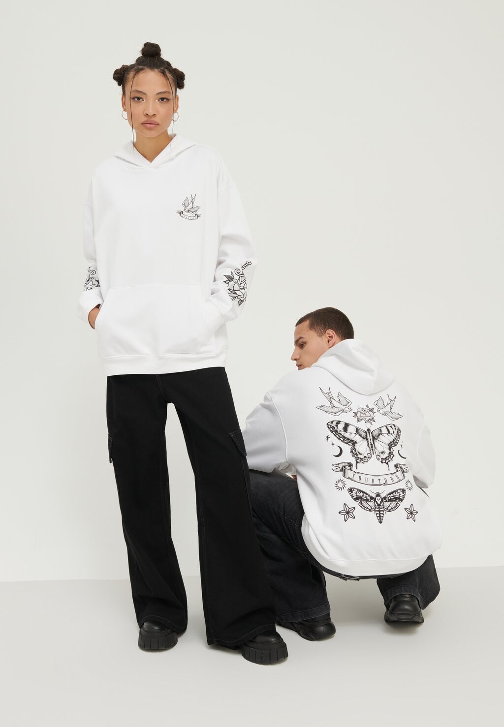 

Худи YOURTURN UNISEX, цвет White, Серый, Худи YOURTURN UNISEX, цвет White