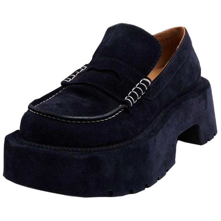 Женские лоферы с круглым носком на платформе JW Anderson, Original Shoe Box Included