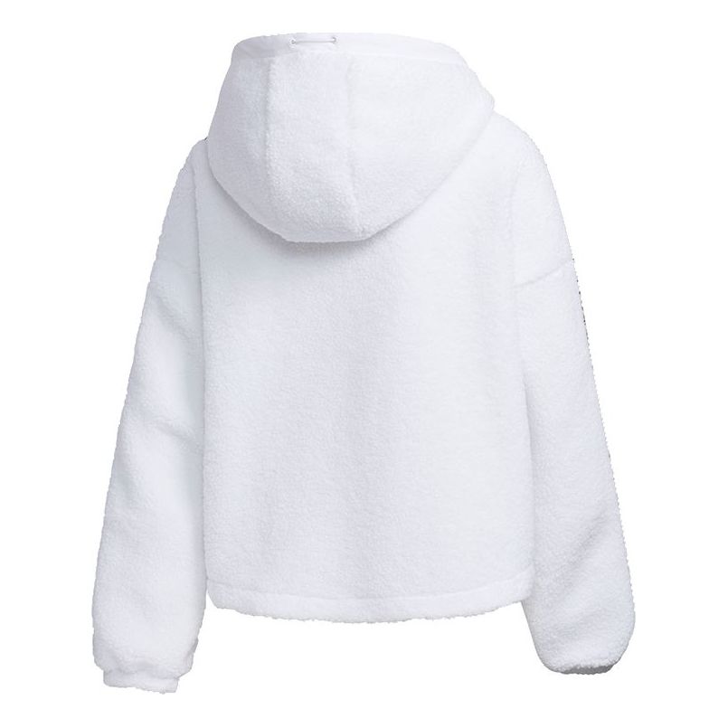 Куртка (WMNS) adidas Urban BOA Short Knitted Jacket 'White Black', белый — фото 2