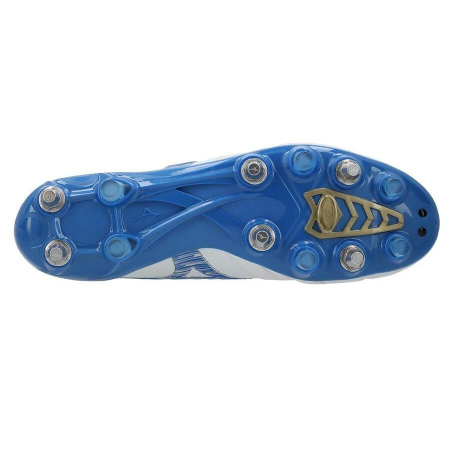 Бутсы для футбола Mizuno Morelia Neo IV B Japan Mix, белые и синие — фото 2