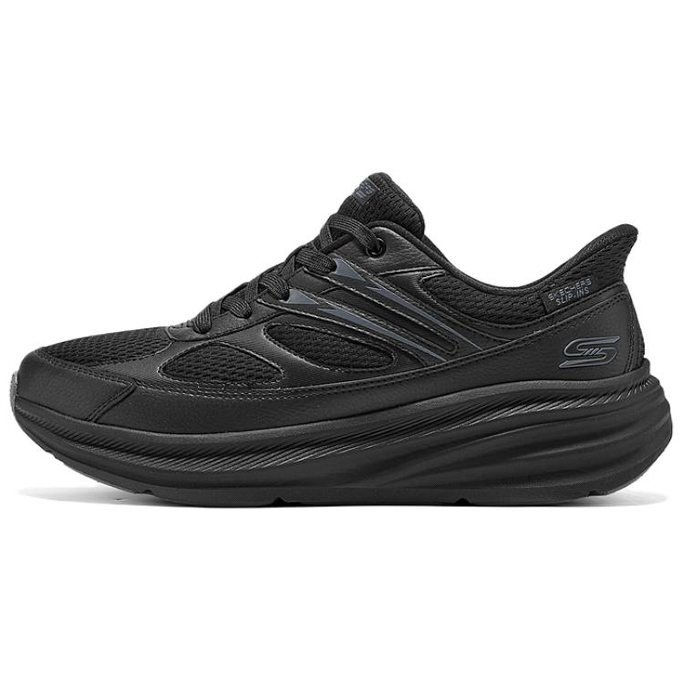 

Skechers Износостойкие дышащие низкие повседневные туфли, мужские, черные