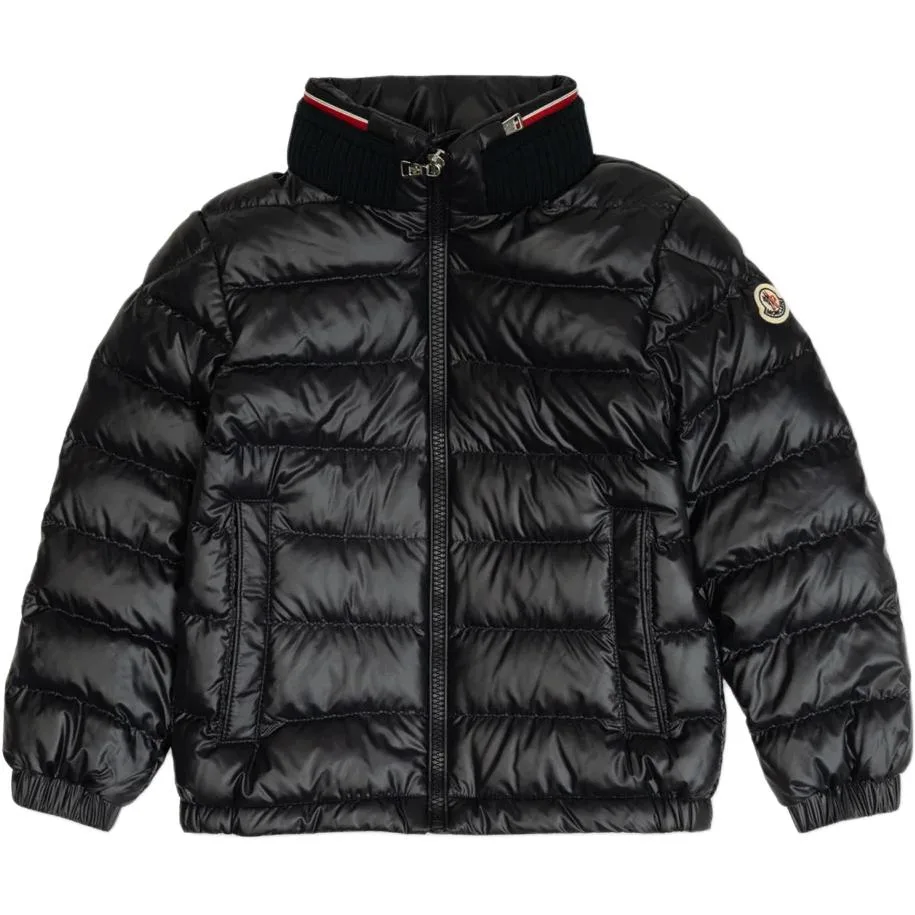 Moncler Детская пуховая куртка marine blue