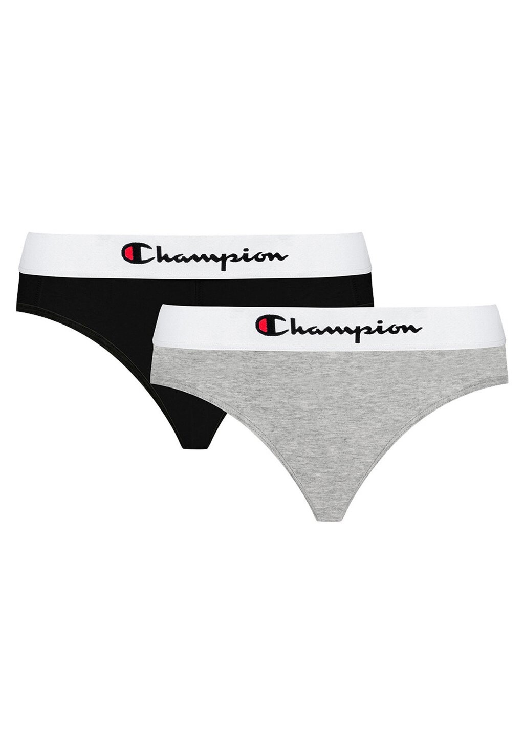 

Трусики 2 PACK Champion, цвет Mix Black/Oxford Heather