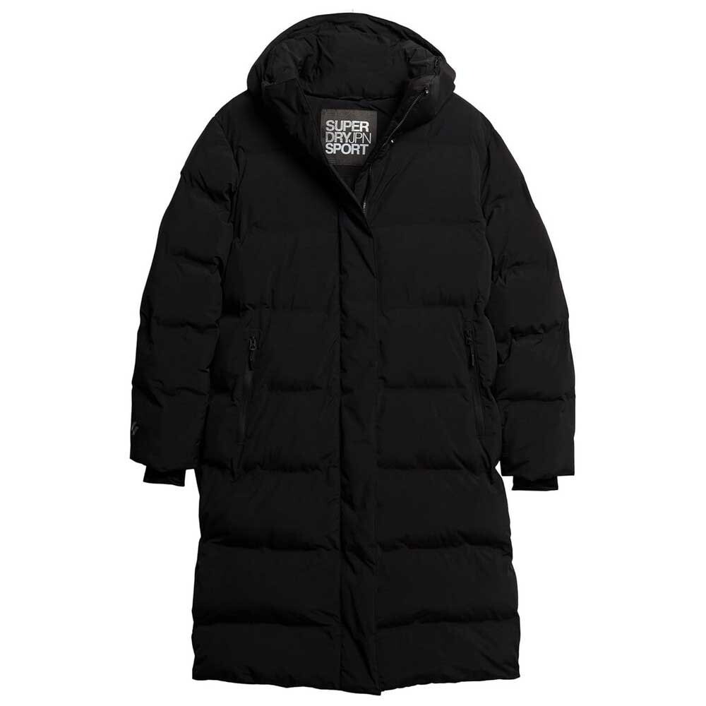 

Пуховик Superdry Longline, черный