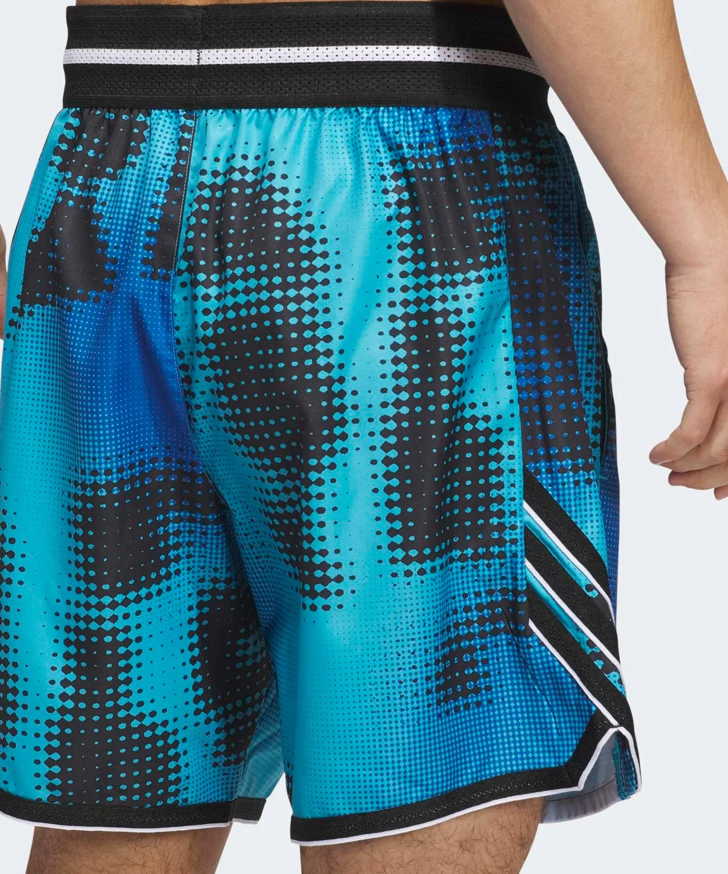 Мужские спортивные шорты adidas Crazy Light с принтом тёмно-синие — фото 4