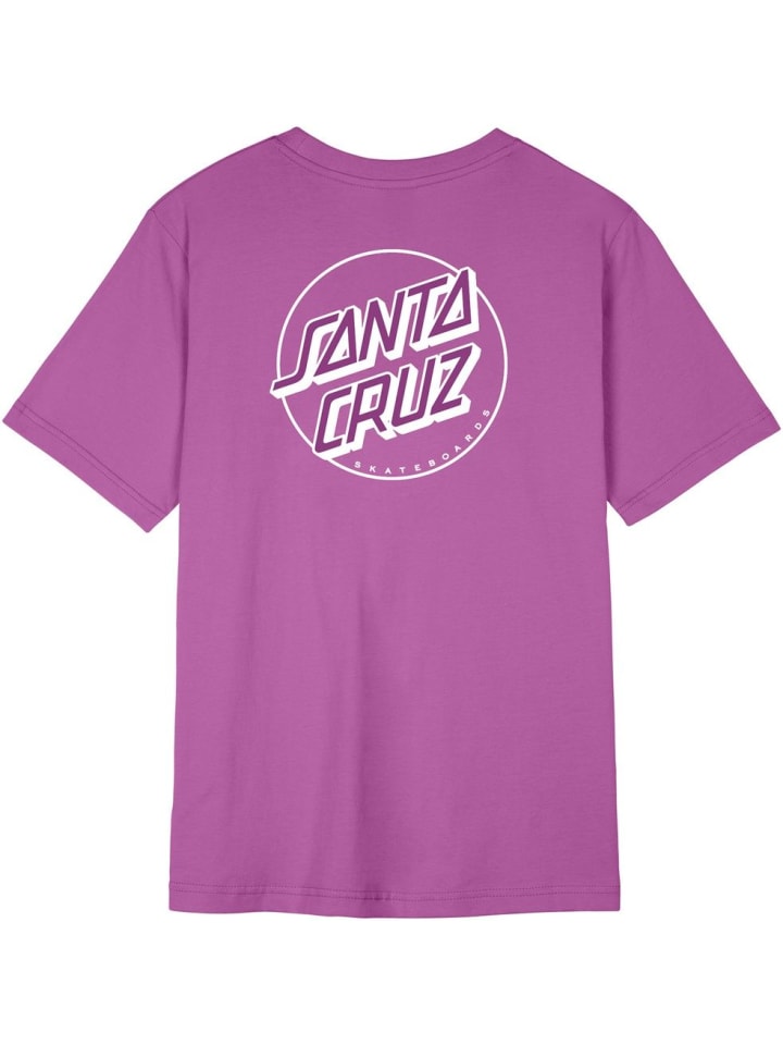 

Футболка Partial Dot T-Shirt фиолетового цвета Santa Cruz