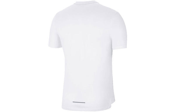 Футболка dri-fit quick dry reflective casual sports running white Nike, белый — фото 2