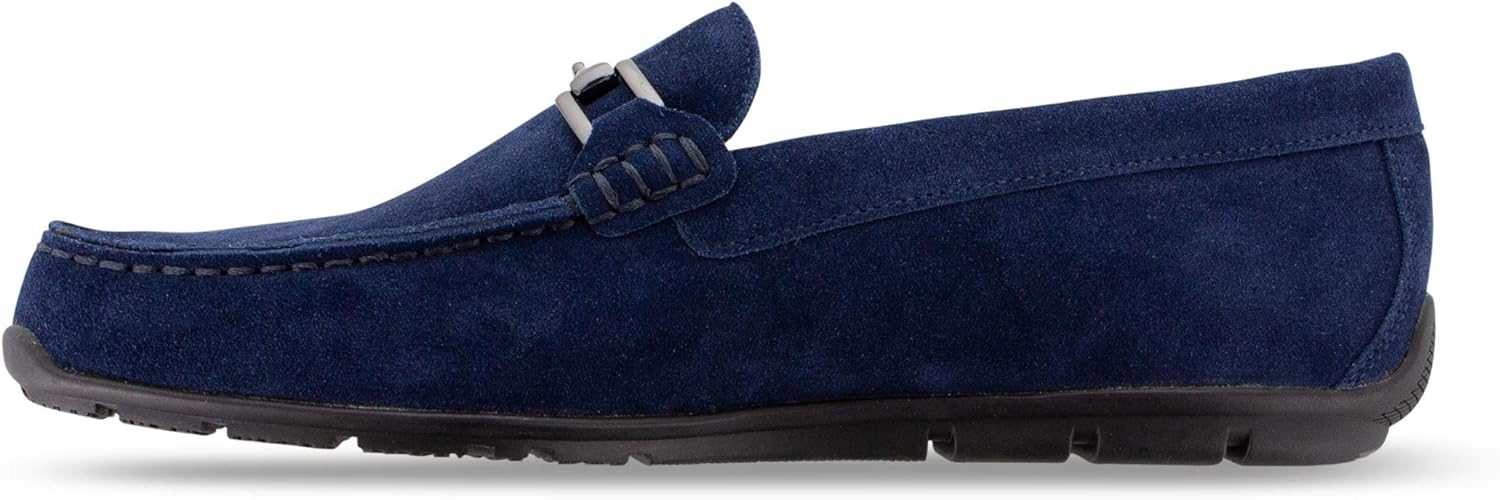 Мужские слипоны FootJoy Club Casuals из замши, стиль предыдущего сезона, обувь для гольфа, синий — фото 3