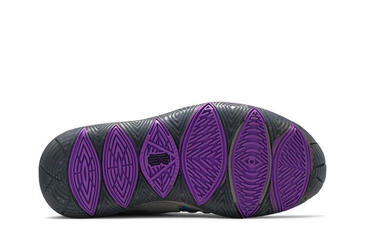 Кроссовки Nike Kyrie 5 BG Graffiti, серый — фото 4