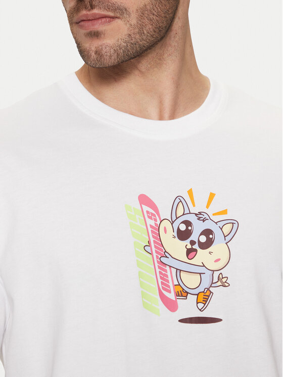 Футболка обычного кроя Kawaii JD0661 Adidas, белый — фото 4