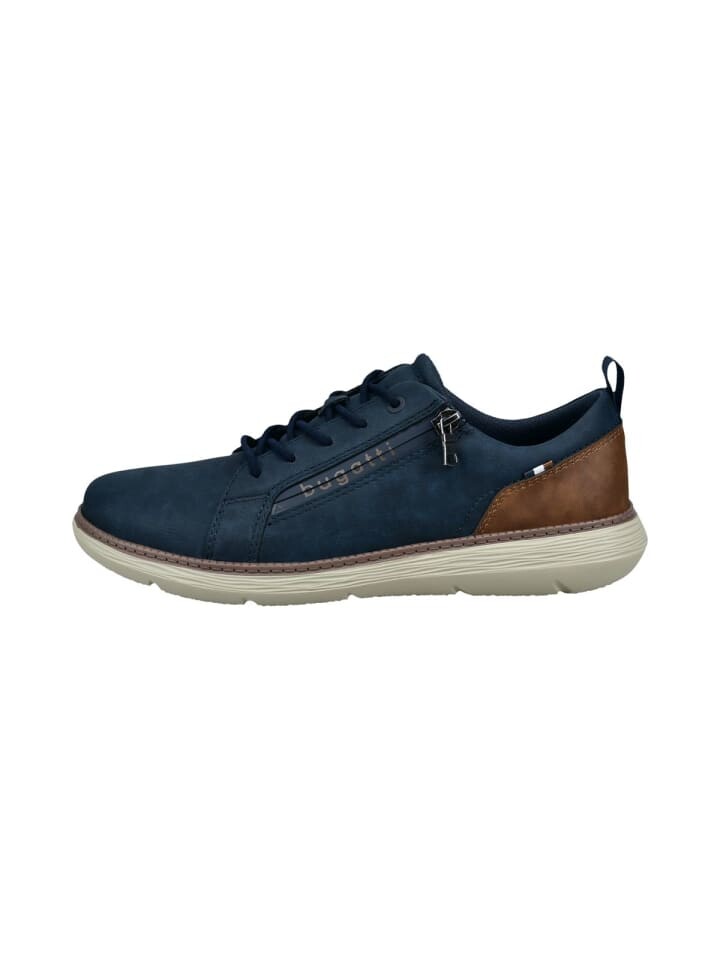 

Кроссовки на шнуровке Bugatti Sneaker, синий