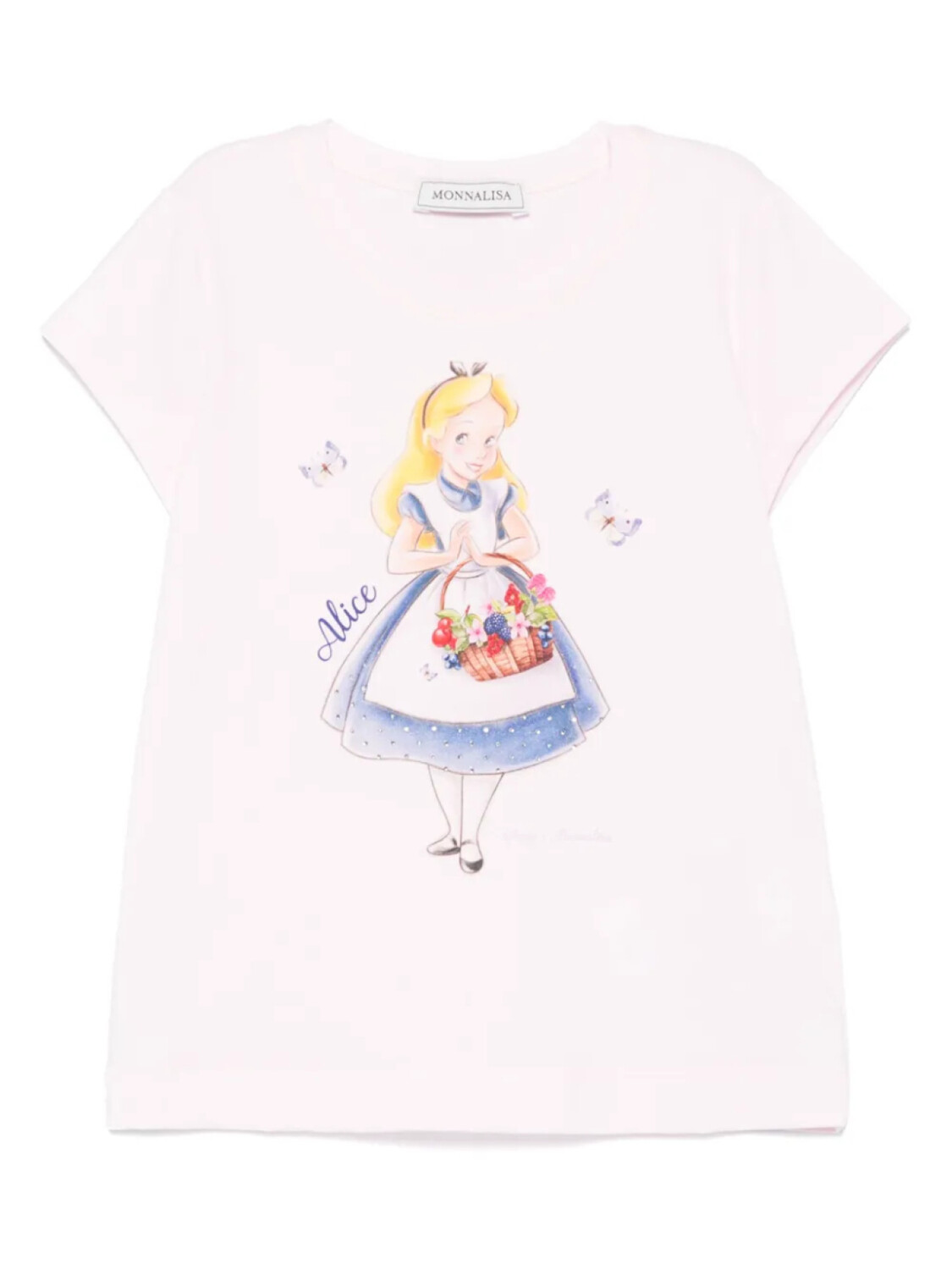 

Футболка Monnalisa x Disney Alice, розовый
