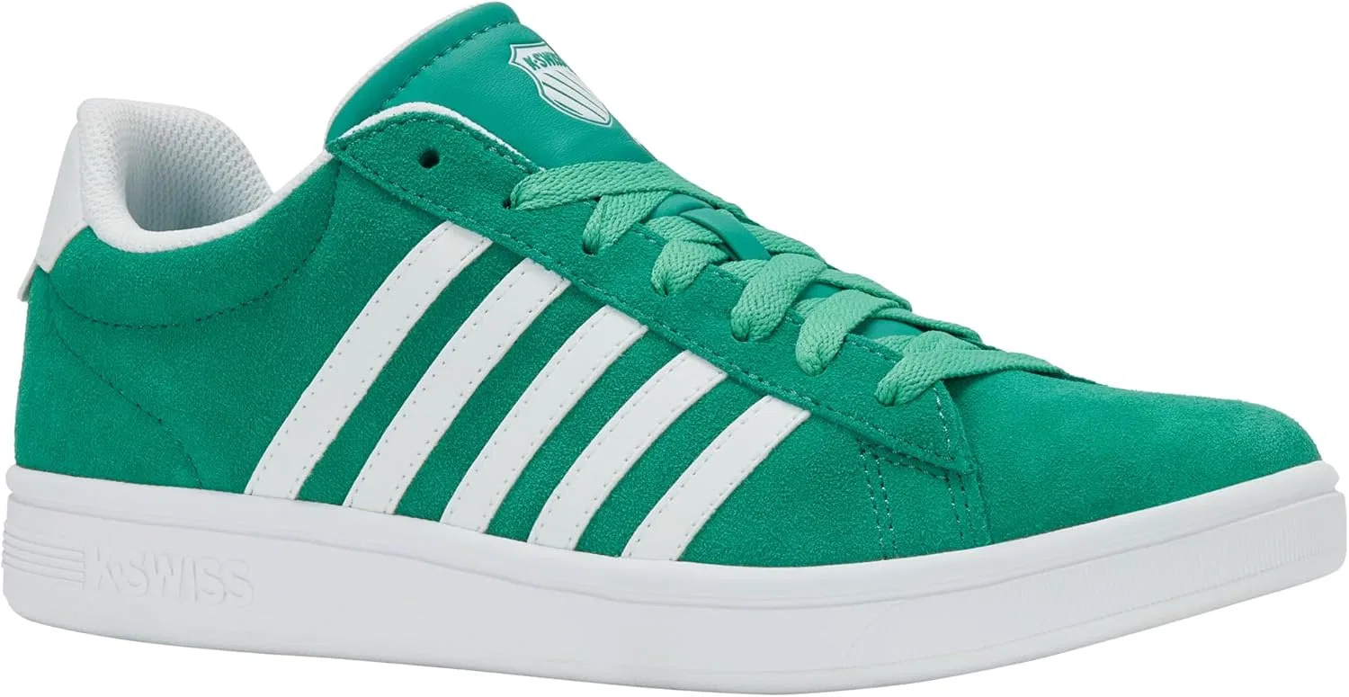 Кроссовки K-Swiss Court Tiebreak II SDE Herren Leder Schuhe 09492-381 grün, Green — фото 2