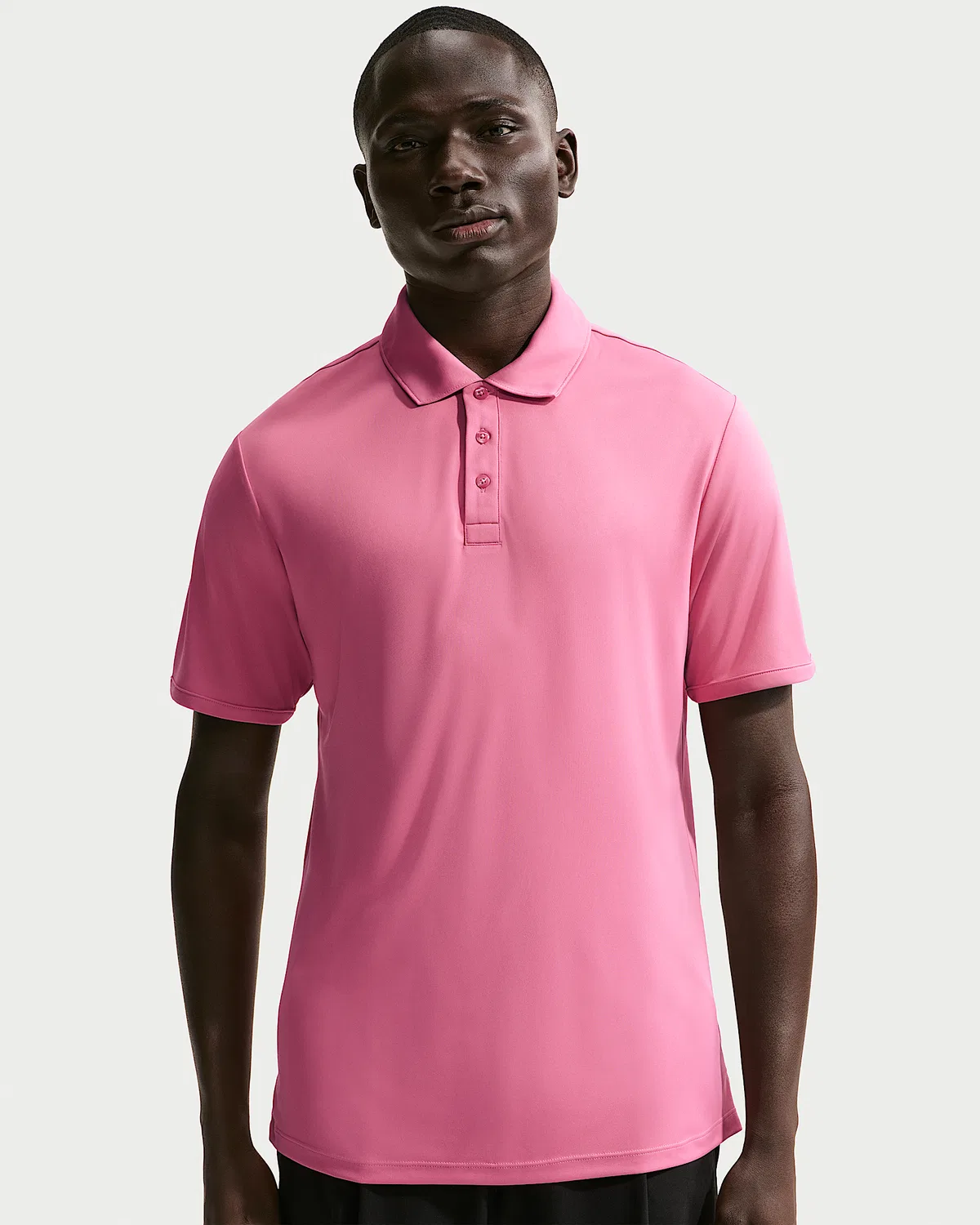 Мужское поло Nike Par Dri-FIT с логотипом на рукаве, Peony/Peony