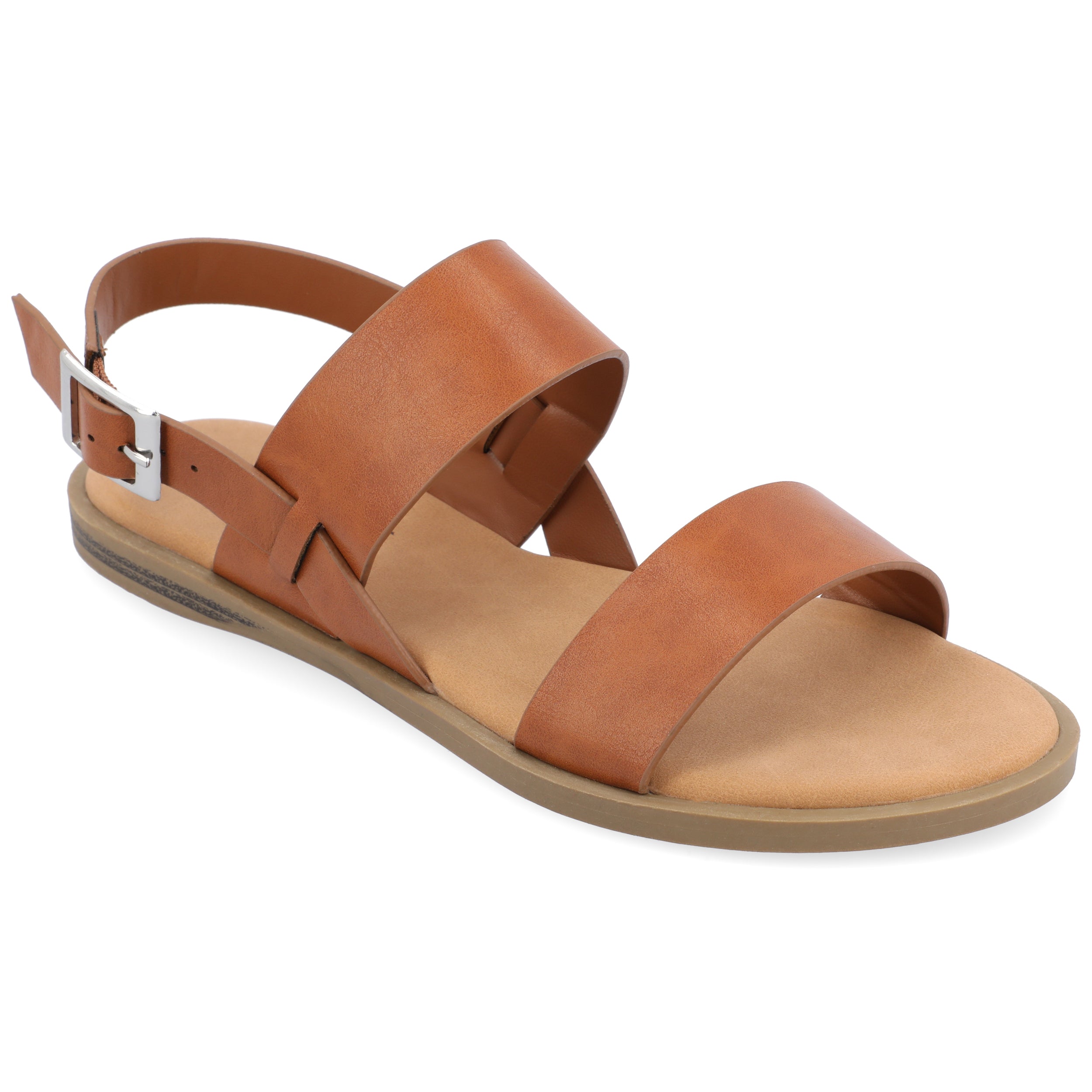 Женские сандалии Journee Lavine с широкими каблуками Journee Collection, цвет tan