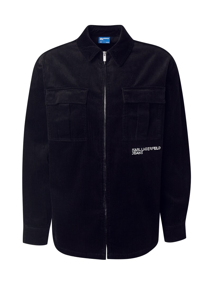 

Рубашка на пуговицах классического кроя KARL LAGERFELD JEANS, Black