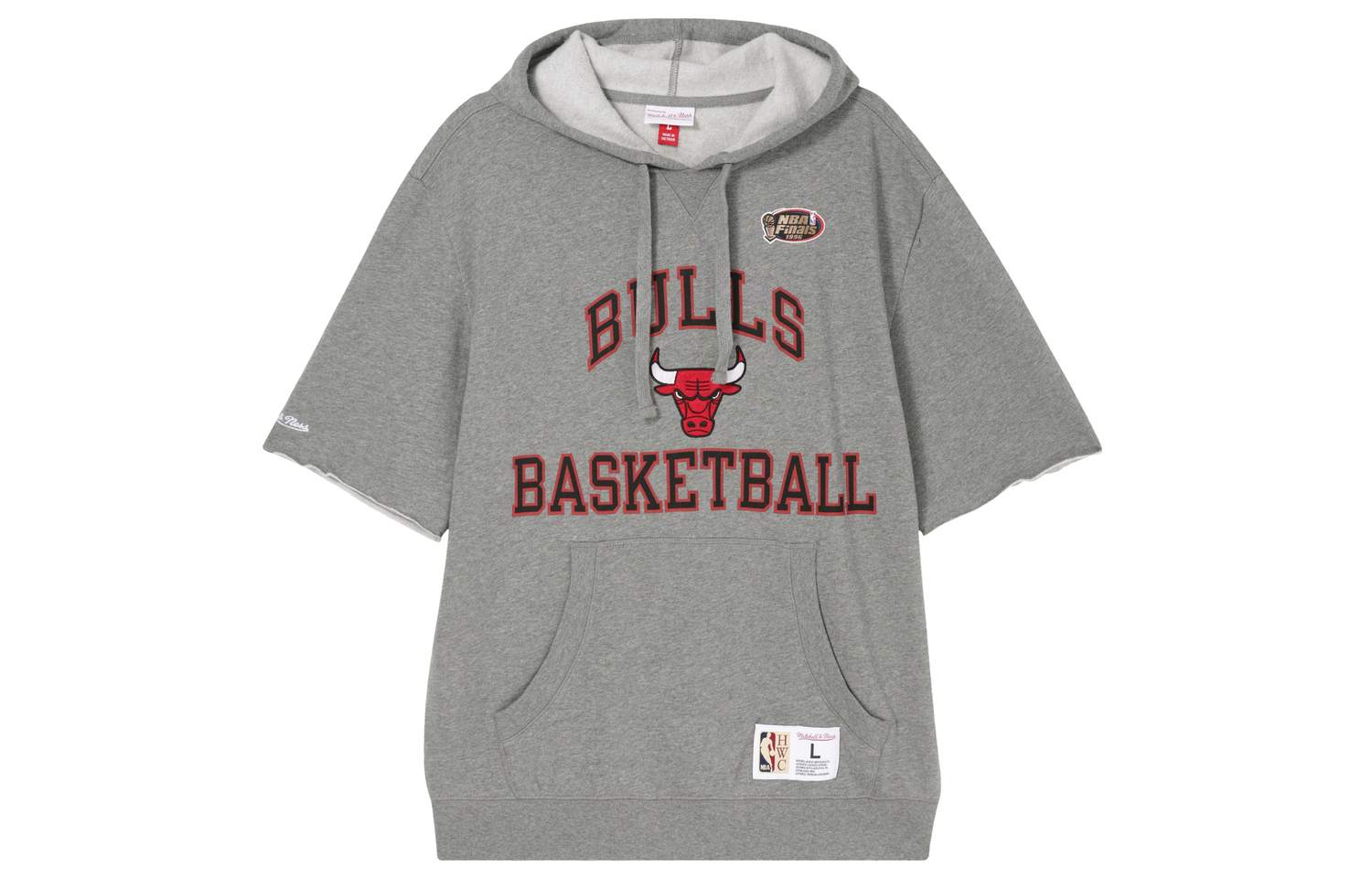 

Свитшот мужской серый Mitchell Ness
