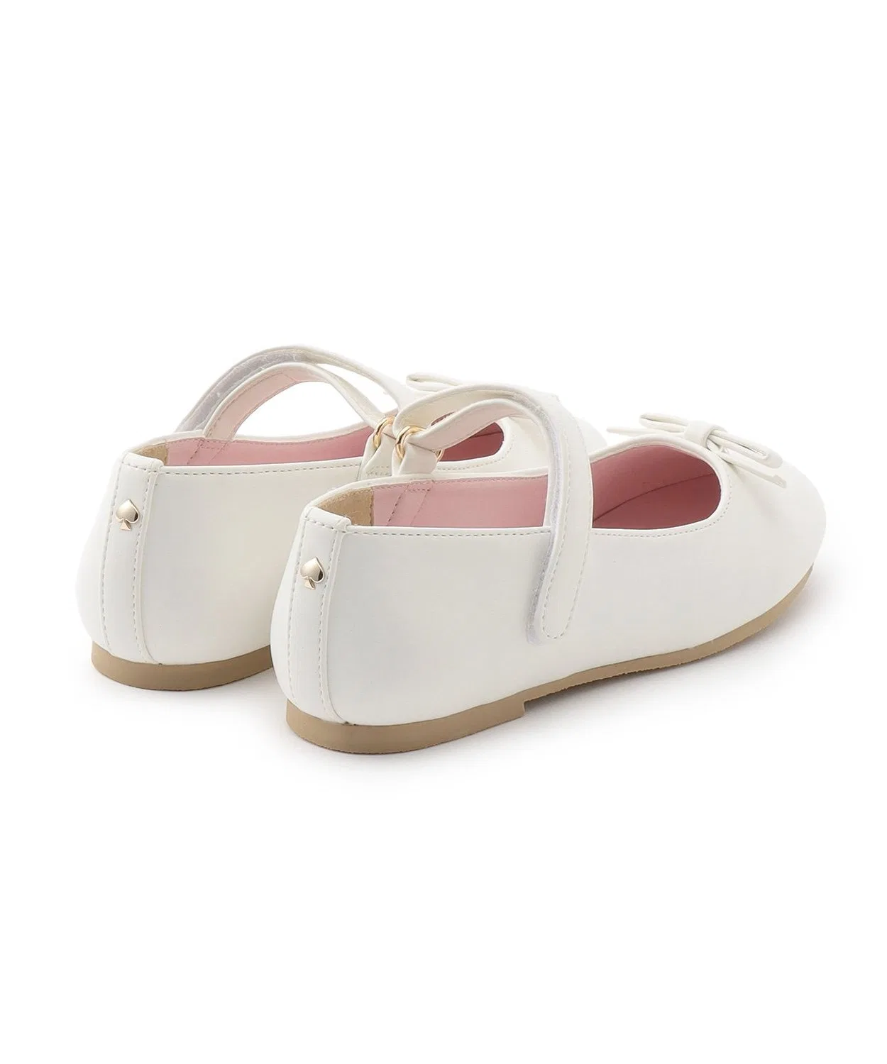 Детские туфли kate spade new york kids Мэри Джейн с бантом белые — фото 2