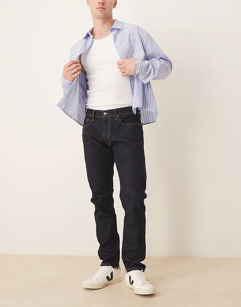 

Джинсы прямого кроя с логотипом Polo Ralph Lauren Parkside, темного цвета