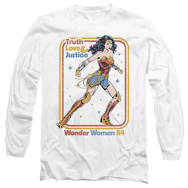 

Футболка Wonder Woman 84 Retro Justice 84 с длинным рукавом Licensed Character