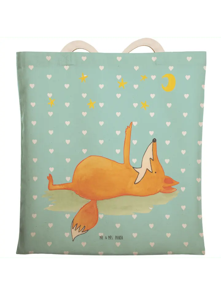 

Шоппер Mr. & Mrs. Panda, цвет türkis pastell