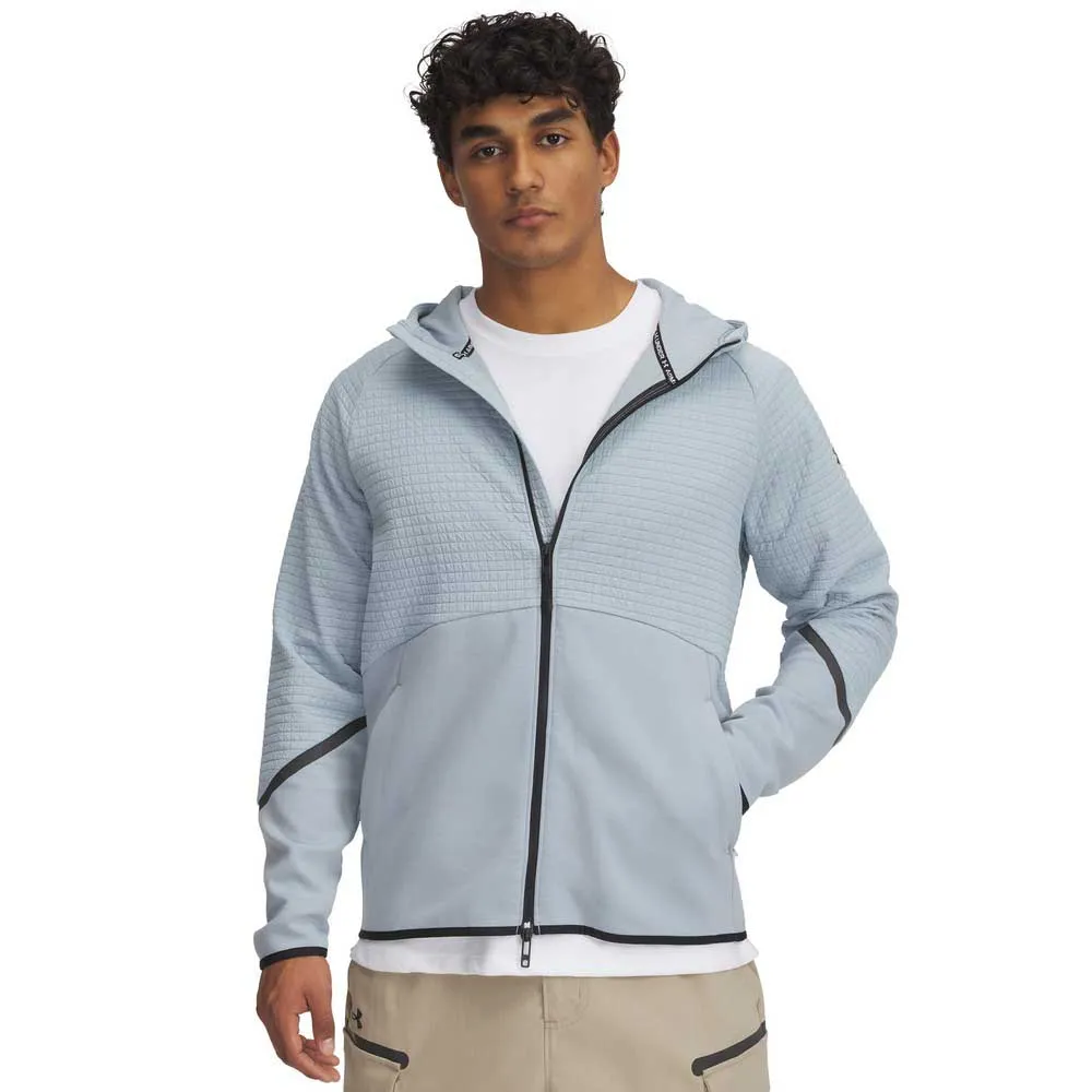 

Толстовка Under Armour Unstoppable Fleece Grid full zip, синий