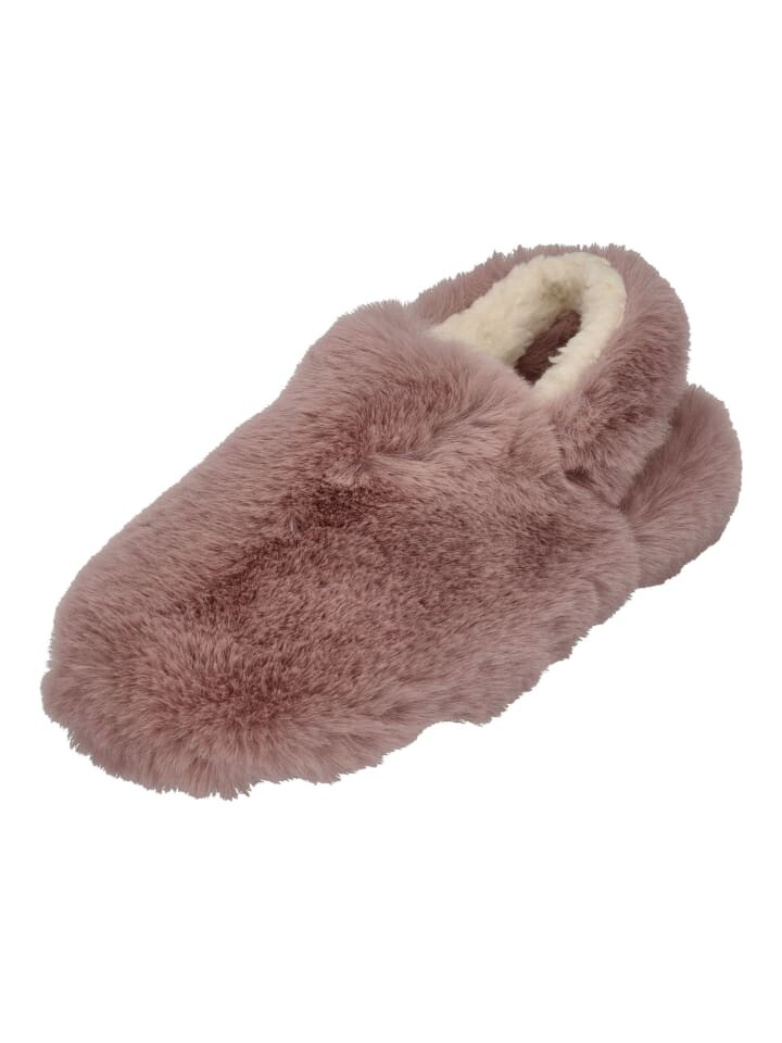 Тапочки Espadrij l'orginale ELASTIQUE FURRY, розовый