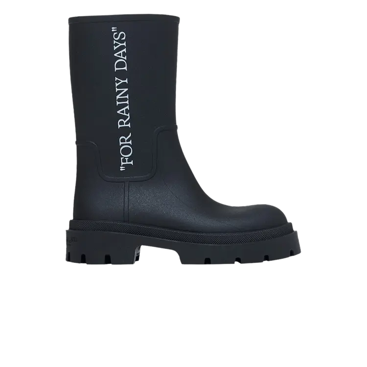 Ботинки Off-White Wmns Reboot 'For Rainy Days - Black White', черный