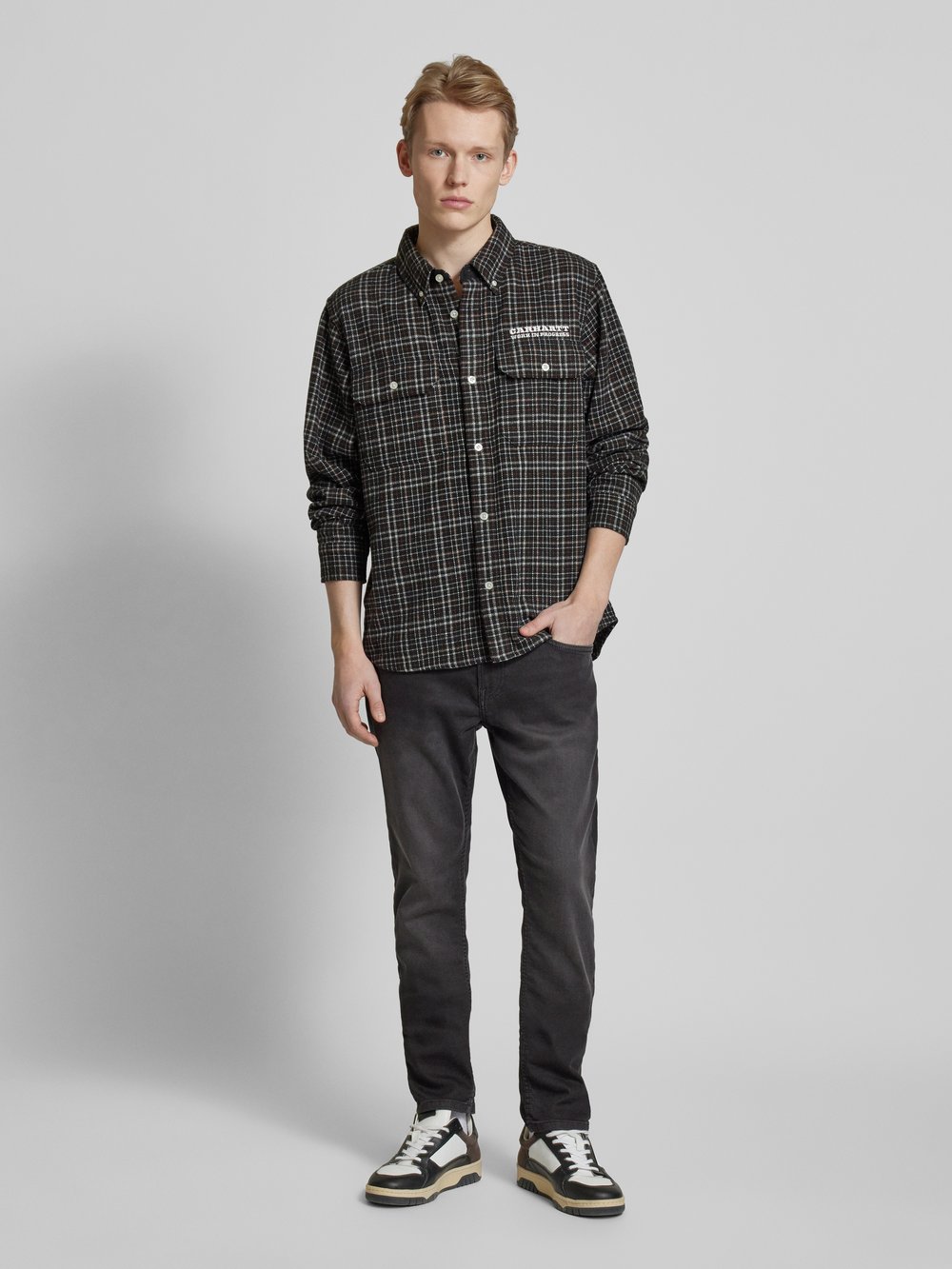 

Джинсы Slim fit с 5-карманным дизайном Pepe Jeans, темно-серый