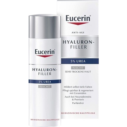 Крем для лица Eucerin — Anti Age Гиалуроновый филлер + % мочевина ночной, 50 мл — фото 2