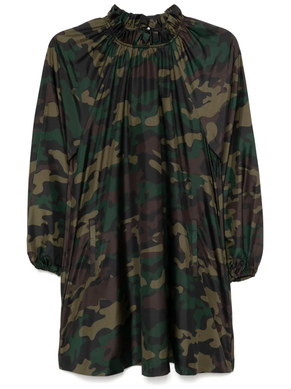 

Платье миди Taffeta Cynthia Rowley, зеленый