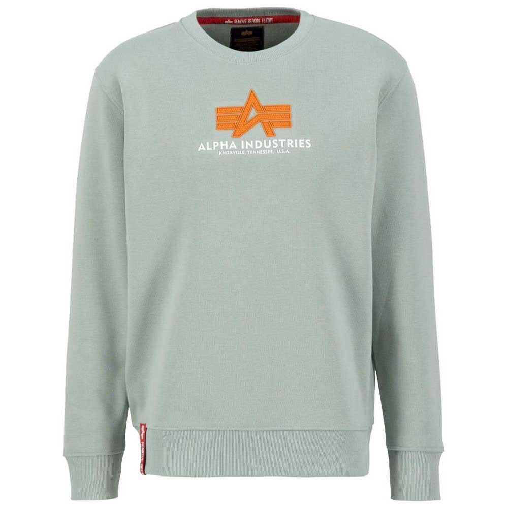 

Толстовка Alpha Industries Basic Rubber, зеленый