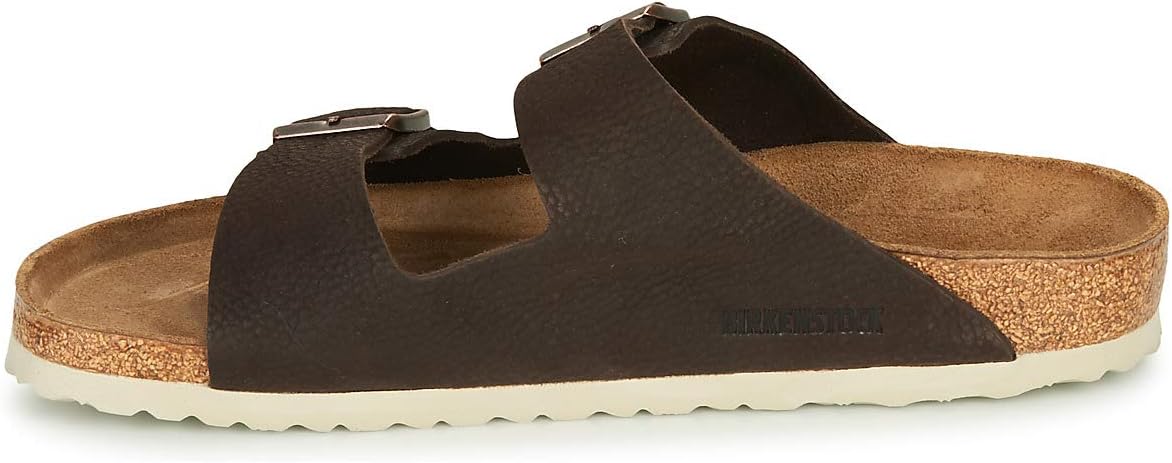Мюли BIRKENSTOCK Arizona Birko-Flor, унисекс, коричневый/стальной — фото 4