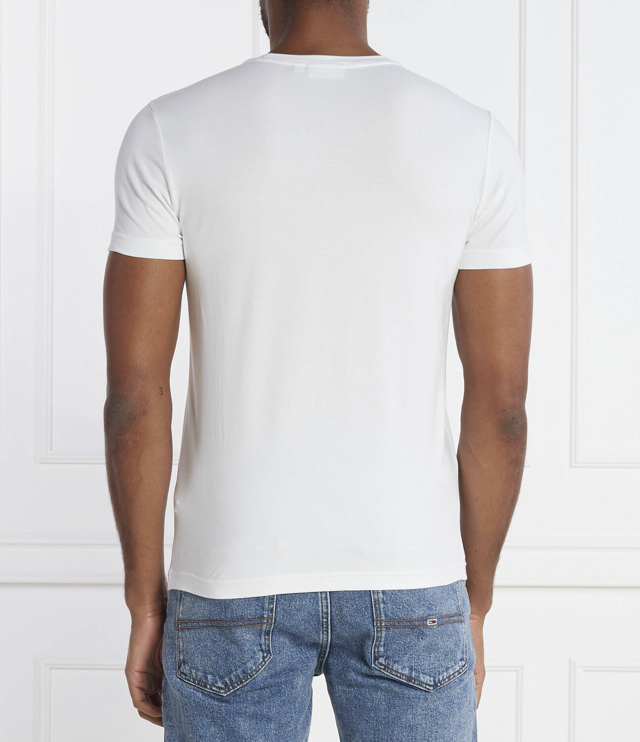 Футболка Calvin Klein Slim Fit, белый — фото 4